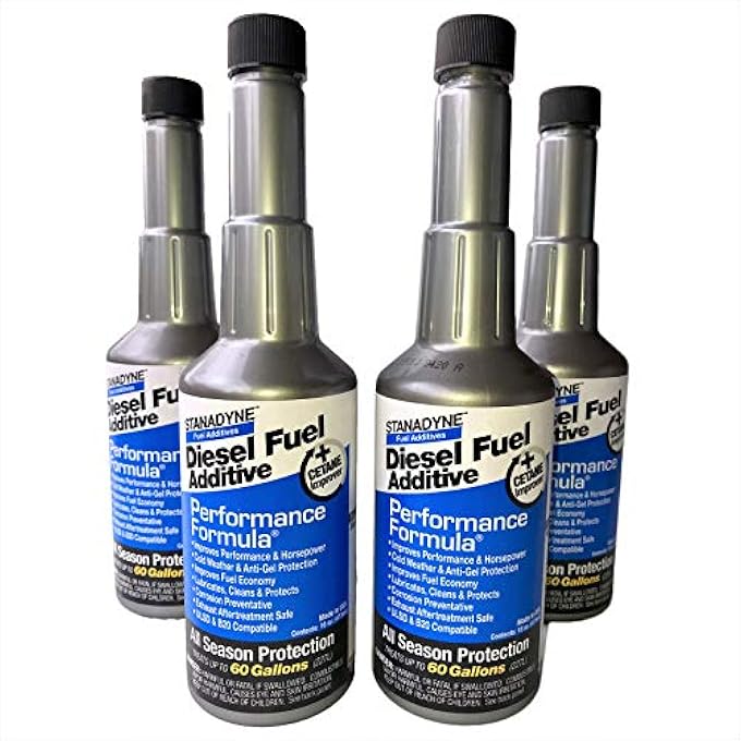 Stanadyne PERFORMANCE FORMULA DIESEL FUEL ADDITIVE - PACK OF 4 PINT BOTTLES - PART # 38565 - Image 2